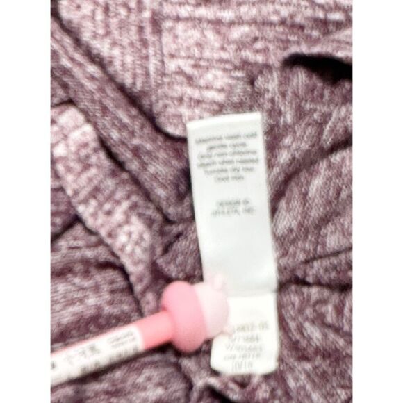Athleta Gap Women's Pose Layer Top Cutout‎ Back Heather Purple Pink Marble XS - Picture 9 of 11